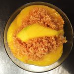 Mango-Limetten-Kokosnuss-Reispudding