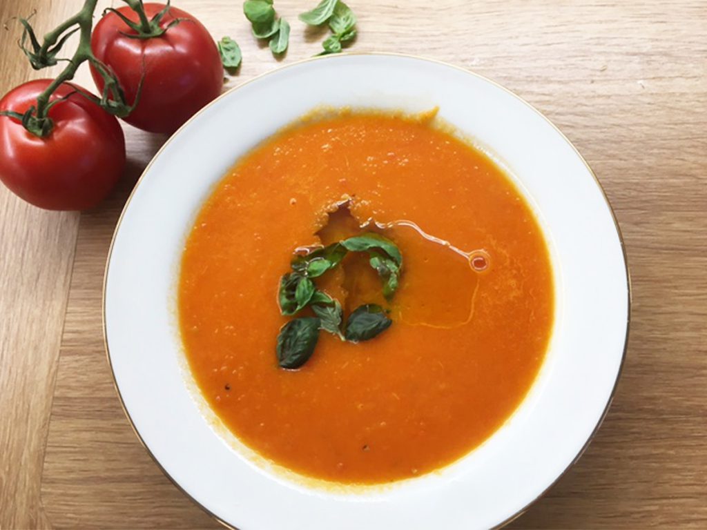 Einfache Tomatensuppe - SOS - Schlank ohne Sport