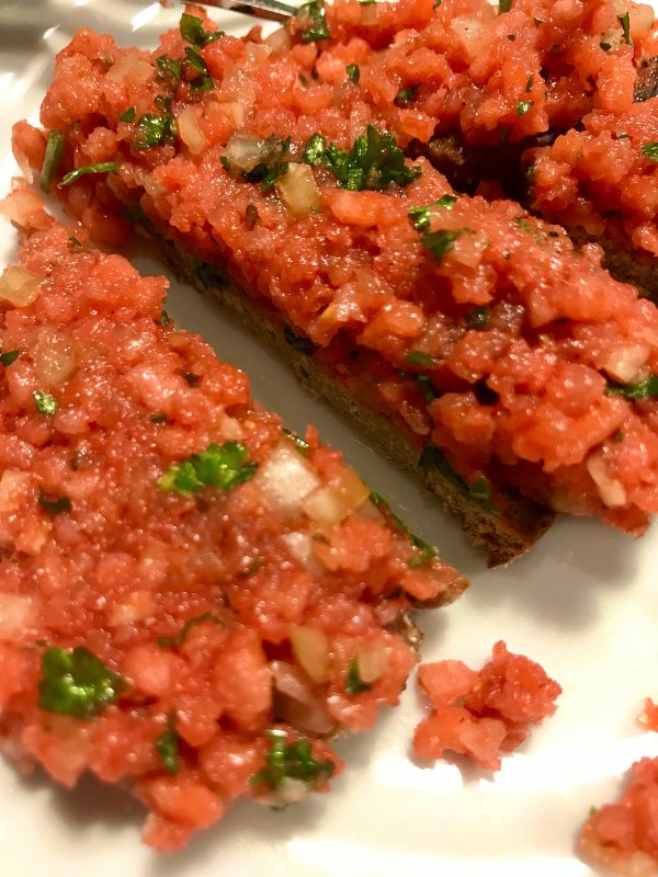 Fleischloses Tartar (Zwiebelmett)